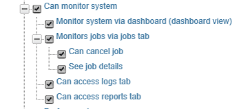 Monitor role permission